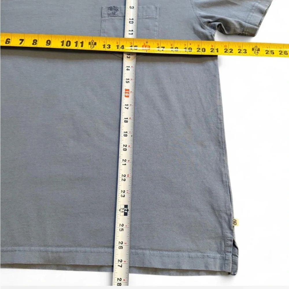 Men’s Solitude Front Pocket Blue T-Shirt Small - Picture 5 of 6